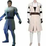 Star Wars The Clone Wars Obi Wan Kenobi Cosplay Costume Uniform Outfit Halloween