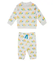 [Stella McCartney Kids] Stella McCartney Kids Baby cotton sweatshirt and sweatpants set M 3 multicoloured