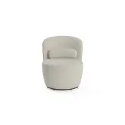 Ada Fabric Swivel Accent Lounge Relaxing Chair - Mustard