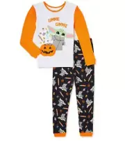 NWT 10 boy girl GlOw in Dark star wars CaNdY HALLOWEEN baby yoda pajamas mandal
