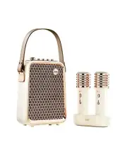 Divoom Songbird-HQ2 Karaoke Machine with 2 Wireless Microphones,Bluetooth Spe...