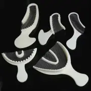 50 Pcs Dental Disposable Impression Bite Registration Tray Triple 5 Size Choose
