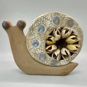 Planter Or Standing Snail Studio Pottery Succulent Paradise Pretty Glaze Job
