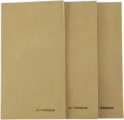 Traveler’s Notebook Refills 3-Pack, 7.5x4.2 in, Lined, 240 Pages Total