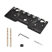 Shelf Pin Jig Aluminum Shelf Pin Drilling Guide Precise Cabinet Mounting