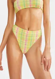 [Dippin' Daisy's] Pretty Plaid Seashore Bikini Bottoms