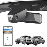 4K Dash Cam Custom for BMW X4 Gen2 G02 2019-2025 X4M F98 2020-2025(Model B), X4M M40i xDrive30i, OEM Style, 2160P UHD Video, WiFi & APP, GPS, 64GB Card