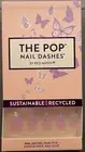 Red Aspen Press On Nails, Medium Coffin, Flutter By, Tasha