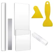 Pottery Tools Set of 7 Boxed Clay Stone Plastic Cutter Scraper Acrylic4448