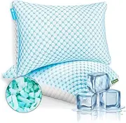 SKY CARE Set 2 Lyra Standard Memory Foam, Dual-Sided Design, Hypoallergenic, Anti Dust-Mite, Breathable with Punch Hole Technology Pillow, White
