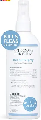 Clinical Care Flea & Tick Spray for Dogs, 8 Fl. Oz. — Kills Fleas and Ticks on C