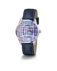 Guess GW0480L1 Printed Leather Watch Women Blue Watches