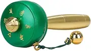 Hand Cranking Buddhist Prayer Wheel Hand Held Prayer Wheel Buddhist Prayer Wheel Copper Handmade Tibetan Buddhist Prayer Wheel(Green)