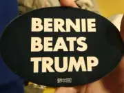 Bernie Sanders 2020 Presidential Candidate Bernie Beats Trump Official sticker