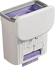 Kitchen Compost Bin, Wall-Mounted Trash Can, Desktop Trash Can, Small Kitchen Waste Basket with Lid for Home, Kitchen, Home, Gardening