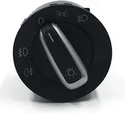 European Headlight Switch, for VW, for Golf, 5 6 GTI Mk5 Mk6, for Jetta, 5 6, for Passat, B6, for Touran, for Tiguan, for Seat, Alhambra OEM 5ND 941 431 A Automotive Fog Lamp Control