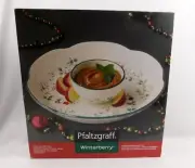 Pfaltzgraff Winterberry Christmas Round Chip and Dip Set NEW in BOX 10966000