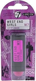W7 West End Girls City Of London - Fuchsia by W7 for Women - 0.1 oz Lipstick, 2.96 millilitre