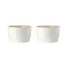 Baccarat Le Connoisseur Set of 2 Stoneware Ramekin 9cm - White