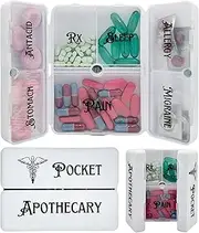 [Pocket Apothecary] Travel Organizer, White, Hard Sided Organizer