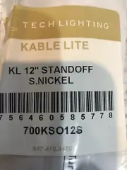 Tech Lighting 700KSO12S Kable-Lite Satin Nickel Rigid Post Standoff