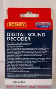 Hornby R8107 TTS Sound Decoder for A4 Class Steam locomotives - New in Box