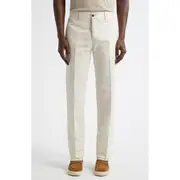 Massimo Alba Cotton & Linen Suit in Panna at Nordstrom, Size 42 Us