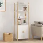 vidaXL Highboard White 60x40x173 cm Engineered Wood HEE