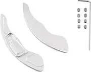 for Civic, FD6 FN2, for Jazz, Sport Fit GE 2013, for Insight ZE2 Car Steering Wheel Paddle Shift Extension Quick Shifters car Shift Paddle(Silver)