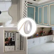 Self-adhesive Ceiling Decorative Line Mirror Border Edging Line Gypsum Line PVC