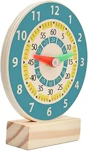 ZUNOXAZ Clock for Educational Design Number Clock Cognitive Plaything for Learning Concepts Safe and Construction Early Development