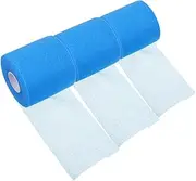 GANAZONO 3 Rolls Sports Shock Absorbing Belt Kit Sticky Archery Bunion Plasters Gloves Tennis Grip Wraps Strengtheners Hand Straps Racquet Glue Tape Sports Pre-Tape Blue Sponge