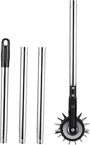 VINTORKY Lawn Edger Wheel Rotary Accessories Metal Edger for Garden Lawn Grass Line Trimmer