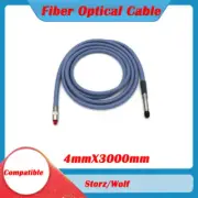 Endoscope Optical Fiber Light Guide Cable fit WOLF STORZ Light Source 4 x 3000mm