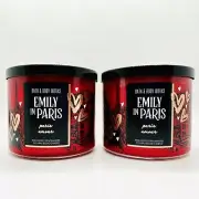 2-Pack Bath & Body Works EMILY IN PARIS Paris Amour Large 3-Wick Scented Candle