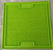 Industripet LickiMat Soother Silicon Pet Lick Mat - 8 x 8" Light Green Free Ship
