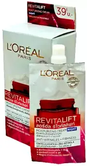 L'Oreal Revitalift Night Cream for youthful skin radiant Anti Wrinkles 7 ml* 6
