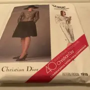 VOGUE PARIS DESIGN CHRISTIAN DIOR SUIT ( Skirts Jacket) PATTERN 1919 Sz 12 Uncut