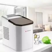 220V Commercial Ice Maker Portable Clear Cube Ice Machine Fr Restaurant Home New