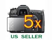 5x Nikon Digital SLR D7100 D7200 Camera Clear LCD Screen Protector Guard Shield