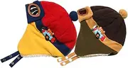 [OATIPHO] 2pcs Pilot Hat Toddle Hat Comfortable Warm Hat Winter Hat Wear-Resistant Hat Winter Hat Scarf Hat for Decorative Hats Adorable Warm Hat Caps Cotton