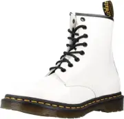 Dr. Martens 1460 Woman Boots White Patent New