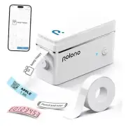 P31S Label Maker Machine with Tape, Portable Thermal Printer, Portable White