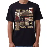 100% Cotton Australia Down Under Souvenir T-Shirt Unisex Adult Iconic Tee Top,