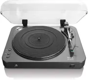 Lenco Turntable with Direct Encoding and Bluetooth, Black