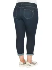 Democracy "Ab"solution Ankle Skimmer Indigo Women's Plus Size 22W