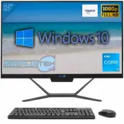 Aio All IN One Touch Screen I3 24 " Full HD Windows 10 4gb 240gb PC Touchscreen_