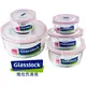 《Glasslock 》強化玻璃圓型保鮮盒 -5件組 (5折)