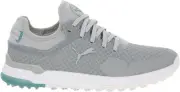Puma ProAdapt AlphaCat 376157-03 High Rise Silver Blue Women Spikeless Golf Shoe