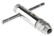 Facom TWO WAY SHORT RATCHETING TAP WRENCH M6 Thread, Polished Chrome